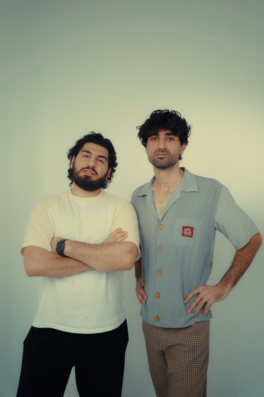 Majnun Abdurahmanov and Elvin Abbasli, founders of Morii Tea