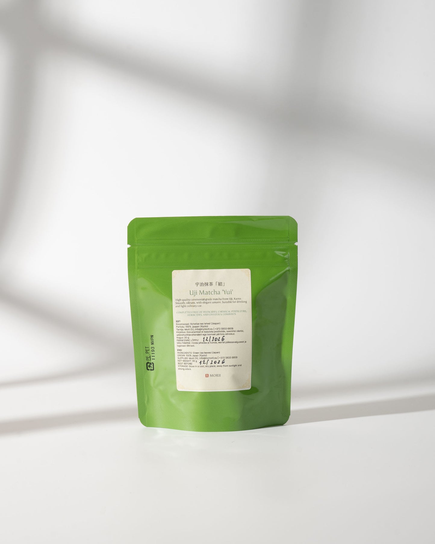 Tseremoniaalne Uji Matcha Pulber